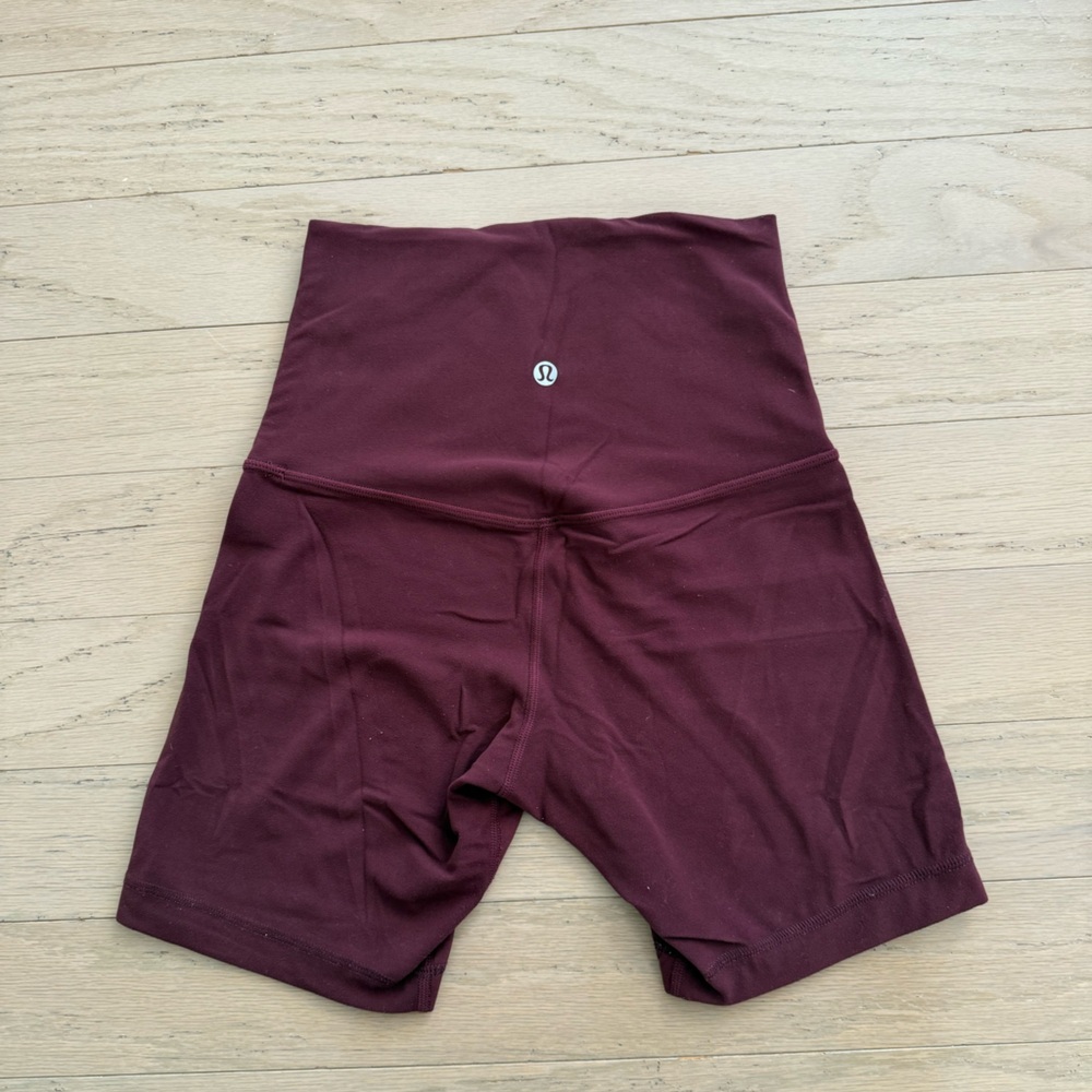 Lululemon Maroon Athletic Shorts